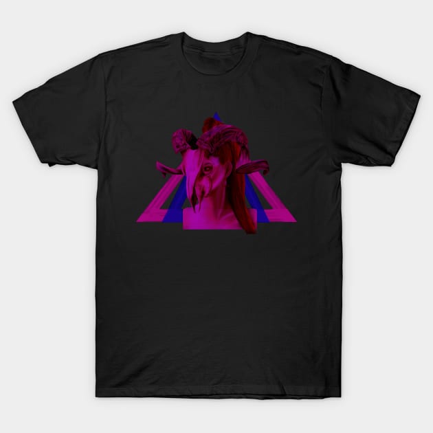 Neon Ram Girl T-Shirt by syans_ashes